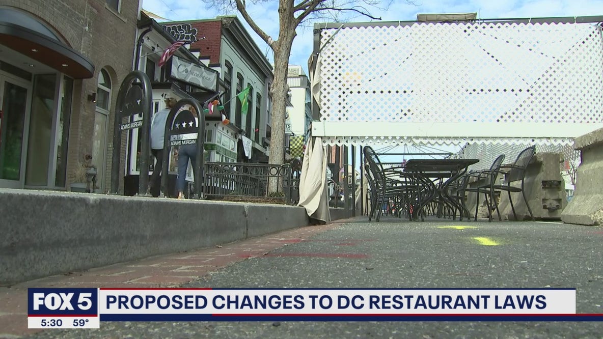 Proposed changes to DC restaurant laws